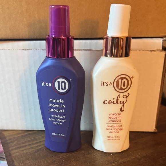 2 it’s a 10 Miracle Leave-In Product (one is coily) - 4oz each - Picture 1 of 4